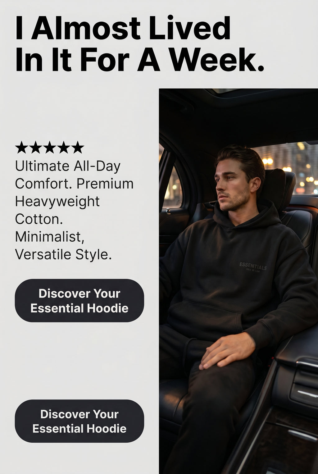 Stretch Limo Essentials Hoodie