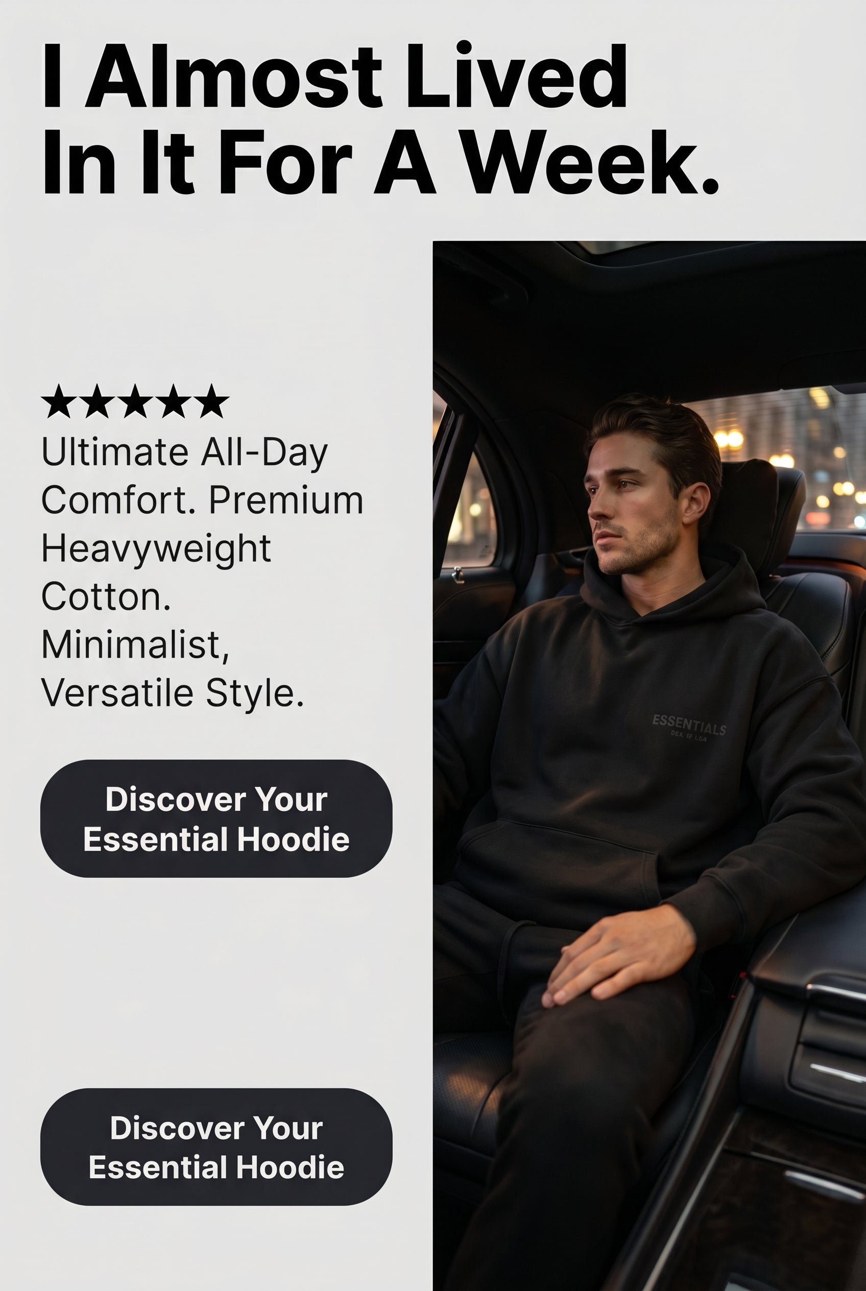 Stretch Limo Essentials Hoodie